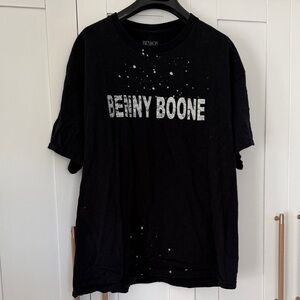 Benson Boone Benny Boone American Heart tour Black Graphic T-Shirt size XL